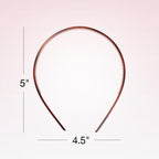 Scunci by Effortless Beauty Skinny headband -plastic Headbands for Women and Men - hair accessories for women - Assorted Tortoise - 4 Count