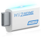 Wii to HDMI Adapter, 1080P Wii HDMI Adapter, Wii2HDMI Converter for Nintendo Wii/Wii U, Supports All Display Modes with 3.5mm Audio Jack Connector to HDTV Smart TV