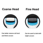 Foot Scrubber Electric Callus Remover Rechargeable Foot File Hard Skin Remover Pedicure Tools Electronic Callus kit for Cracked Heels and Dead Skin with 2 Roller Heads, Blue