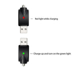 Smart USB Thread Charger Cable with LED Conversion Indicator Light, 3-Piece Set Smart Overcharge Protection USB Adapter and Wireless Home Soldering Iron Charging (Black)