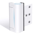 Door Reinforcement Lock Withstands 800lbs of Force - White Extra Proof Door Lock for Kids Safety Drilling Required, Prevents Unauthorized Entry, Add a Door Security Lock for Home Safety & Privacy