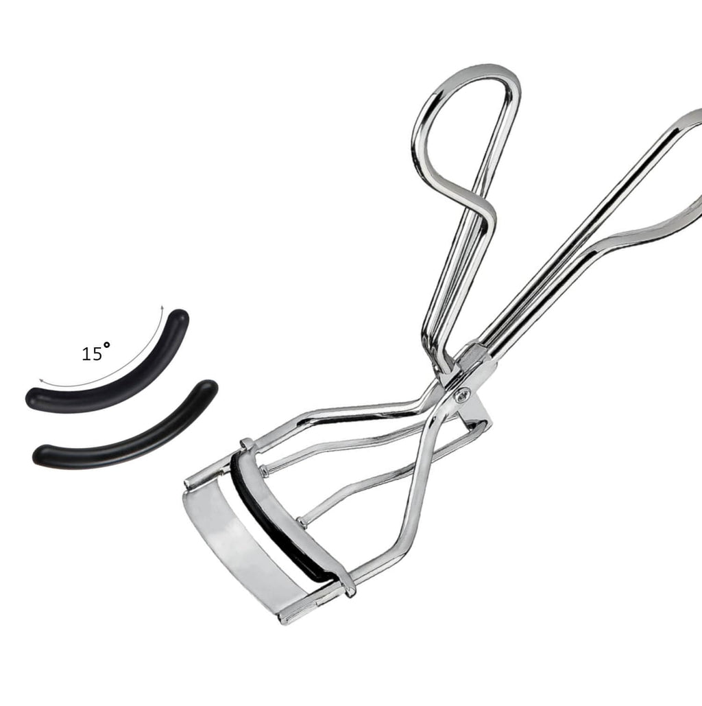 Eyelash Curler Refills, 80 Pcs Eyelash Curler Pads, Silicone Rubber Eye Lash Curler Refills for Universal Eyelash Curlers (Black)