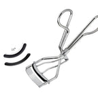 Eyelash Curler Refills, 80 Pcs Eyelash Curler Pads, Silicone Rubber Eye Lash Curler Refills for Universal Eyelash Curlers (Black)