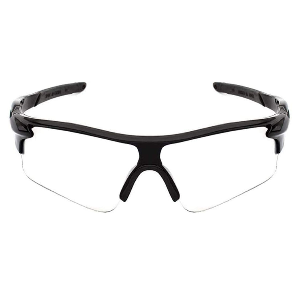 Outdoor Sports Athlete's Sunglasses for Cycling Fishing Golf,100% UV Protection (Clear)