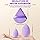 14-Piece All-Purpose Makeup Sponge Puff Set, includes3 Powder Puffs,3 Mini Air Cushion Puffs, 3 BeautyBlenders & 3 Mini Beauty Blenders, Purple