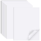 Printable Sticker Paper for Inkjet Printer, 40 Sheets 8.5"x11'' Matte Sticker Printer Paper Full Sheet Labels for Laser/Inkjet Printers, Letter Size