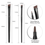 Fine Angled Eyeliner Brushes, Eye Liner brush, Ultra Thin Slanted Flat Angle for Beauty Cosmetic Tool