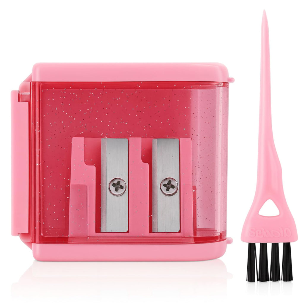 Eyeliner Pencil Sharpener for Eyes and Lip Liner Makeup Large Brow Pencils Small Angled Wing Tip Real Beginners Techniques Eye Shadow Lines Gel Eyebrow Pomade Black Liquid Waterproof Stencil