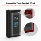 Adjustable 30 to 55 Degree Doorbell Angle Mount Compatible with Ring/Blink Video Doorbell/Battery Doorbell, Replacement Angle Adjustment Adapter Mounting Bracket Wedge Kit