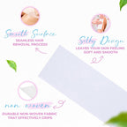 Non Woven Large 3x9 Body and Facial Wax Strips (100)