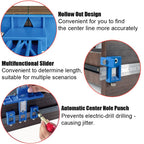 Cabinet Hardware Jig, Cabinet Handle Jig with Automatic Center Punch, Avoid Jitter Caused by Direct Drilling. Use for Handles and Pulls on Drawers/Doors, Perfect Set.
