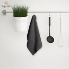 100% Cotton Kitchen Towels - 15x25 Inch Ultra Soft Tea Towel, Super Absorbent Terry Dish Towels for Kitchen Linens |Grey|