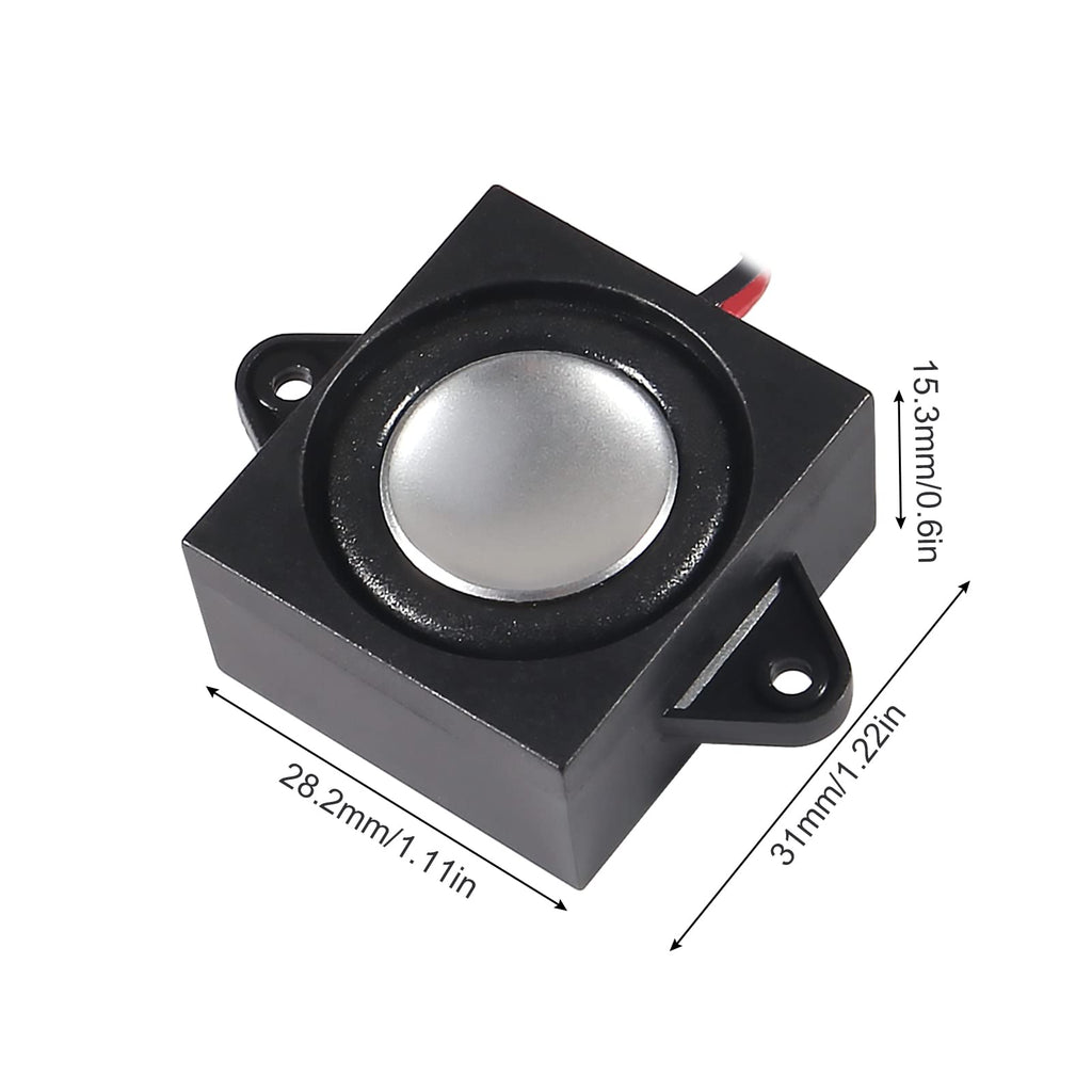 4 PCS Speaker 3 Watt 8 Ohm Mini Speaker 8ohm 3w Loundspeaker Micro for Arduino with JST-PH2.0 Interface for Small Electronic Projects Advertising Machines LCD TV Monitors