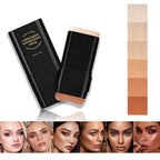 Face Foundation Contour Stick Long-wear Lightweight Brighten Stick Blemish Contouring Face Concealer Beauty Makeup 05#DEEP WHEAT COLOR