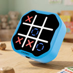 3 in 1 Electronic Tic Tac Toe Game, Handheld Digital Tic Tac Toe Bolt Game with Silent Mode, Portable Learning Toy Gift for Kids & Adults, Blue (One Pack)