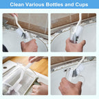 11Pcs Crevice Cleaning Brush Set, Hard Bristle Cleaning Supplies for Kitchen, Bathroom, Corner, Grout, Sink