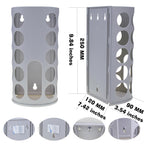 Wall-Mounted Plastic Bag Holder (2 Pack) - Multi-Use Kitchen Organizer for Grocery Bags, Socks & Underwear | Space-Saving Design with Adhesive & Screws