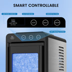 COWSAR Ice Maker Countertop, Portable Ice Machine with Self-Cleaning, 26Lbs/24Hrs, 8 Bullet Ice in 6 Mins with 2 Sizes, Scoop & Basket, Quiet Compact Ice Makers Countertop for Home/Kitchen/Camping