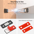 Cabinet Magnetic Catch 4 Pack Ultra Thin Cabinet Door Magnets Stick on Drawer Magnets Cabinet Latch Magnetic Closures for Cabinets Kitchen Closet Door Closing Magnetic Door Catch Closer