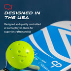 Pro S1 Ball | Crack-Resistant | 38 Hole Outdoor Pickleball Balls | USAPA Approved Pickle Ball for Tournament Play | Advanced Aerodynamics | 4 Pack Pickleballs