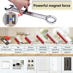 Cabinet Magnetic Catch 4 Pack Ultra Thin Cabinet Door Magnets Stick on Drawer Magnets Cabinet Latch Magnetic Closures for Cabinets Kitchen Closet Door Closing Magnetic Door Catch Closer