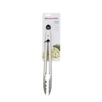 Stainless Steel Utility Tongs, 12 Inch