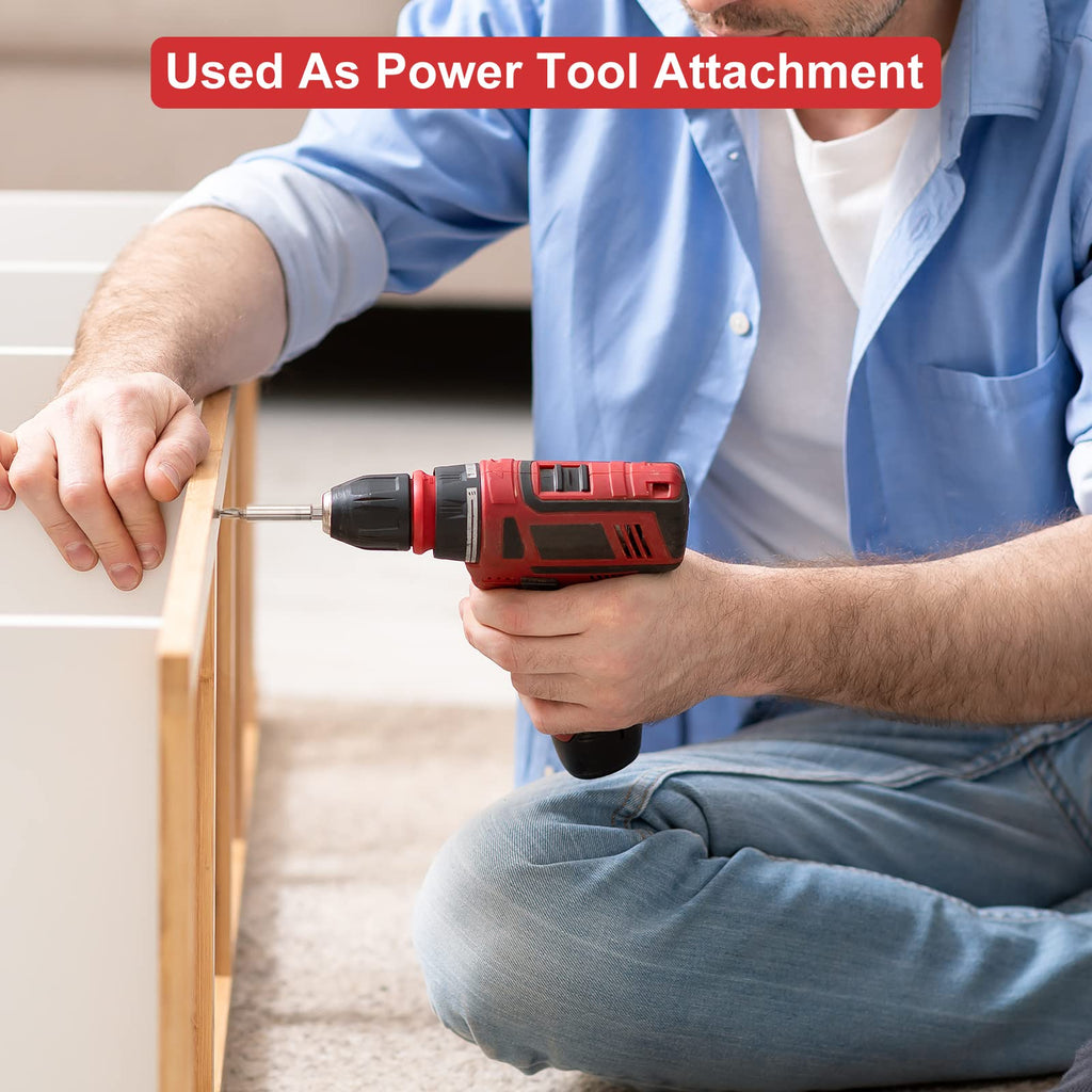 Multi Screwdriver 13-in-1 Screw Driver Adjustable Screwdriver Set Multitool All in One with Torx Security, Flat Head, Phillips, Hex, Square and 1/4 Nut Driver