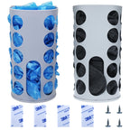 Wall-Mounted Plastic Bag Holder (2 Pack) - Multi-Use Kitchen Organizer for Grocery Bags, Socks & Underwear | Space-Saving Design with Adhesive & Screws