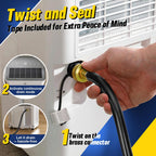 (7 Length Options) Dehumidifier Drain Hose with 3/4 Inch FHT Connector, Featuring Rust-Resistant Brass Fittings for Leak-Proof Connection, Perfectly Compatible with Most Dehumidifier Brands