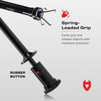 Magnetic Flexible Claw Grabber Pickup Tool with Bright LED Light - 27.7in Long Magnetic Pickup Tool, Retractable Claw Grabbing Tool, Magnetic Grabber Tool with 5lb Pull Strength Pick Up Tool