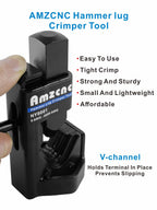 Hammer Lug Crimper Tool - 0000 AWG Battery and Welding Cables( 8 AWG TO 4/0 Wire Gauge)
