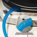 Dryer Vent Cleaner Kit Dryer Lint Vacuum Attachment Brush, Lint Remover, Dryer Vent Vacuum Hose Replacement Parts,Duct Cleaning,Blue