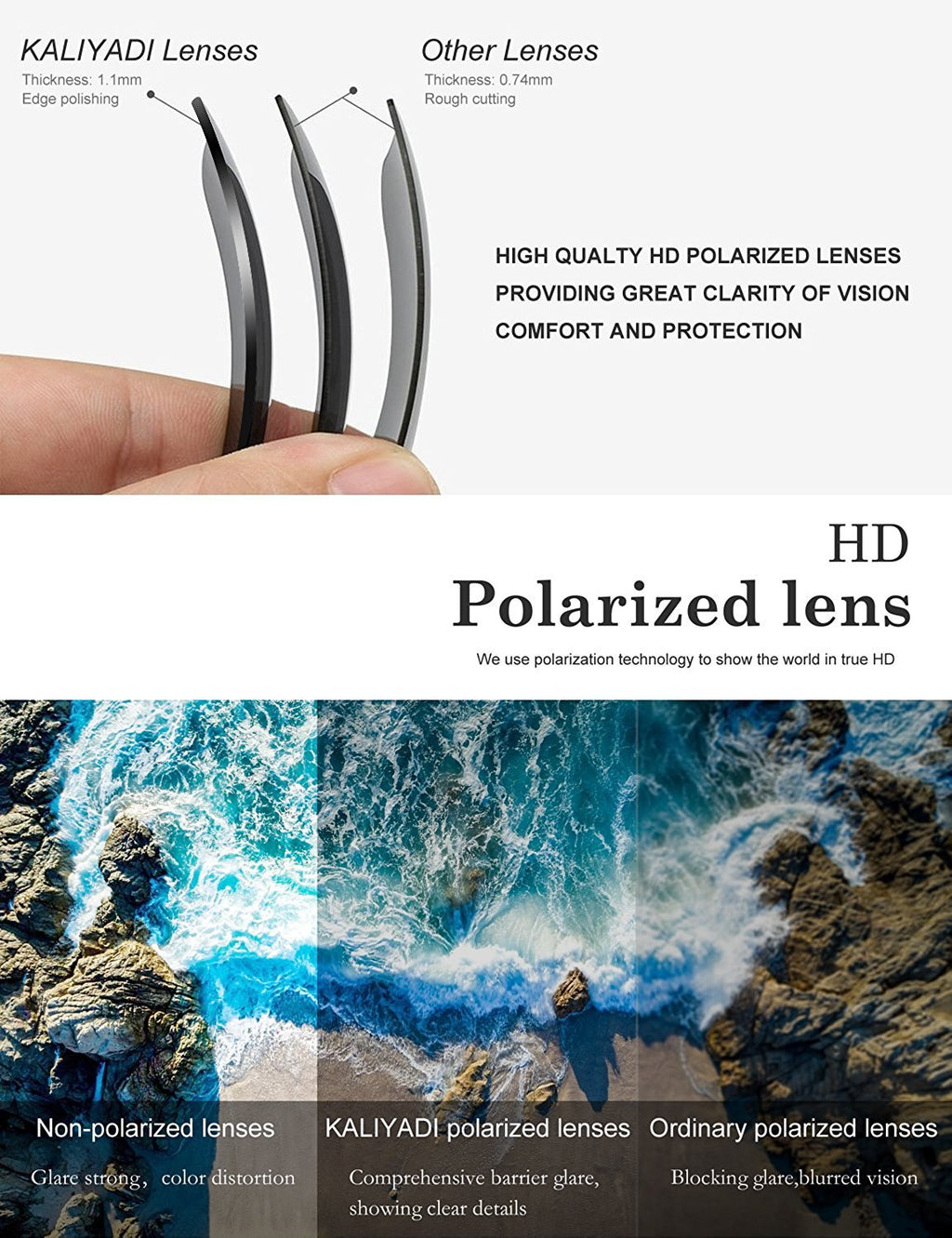 Polarized Sunglasses for Men and Women Mens Sunglasses Driving Sun Glasses UV Blocking