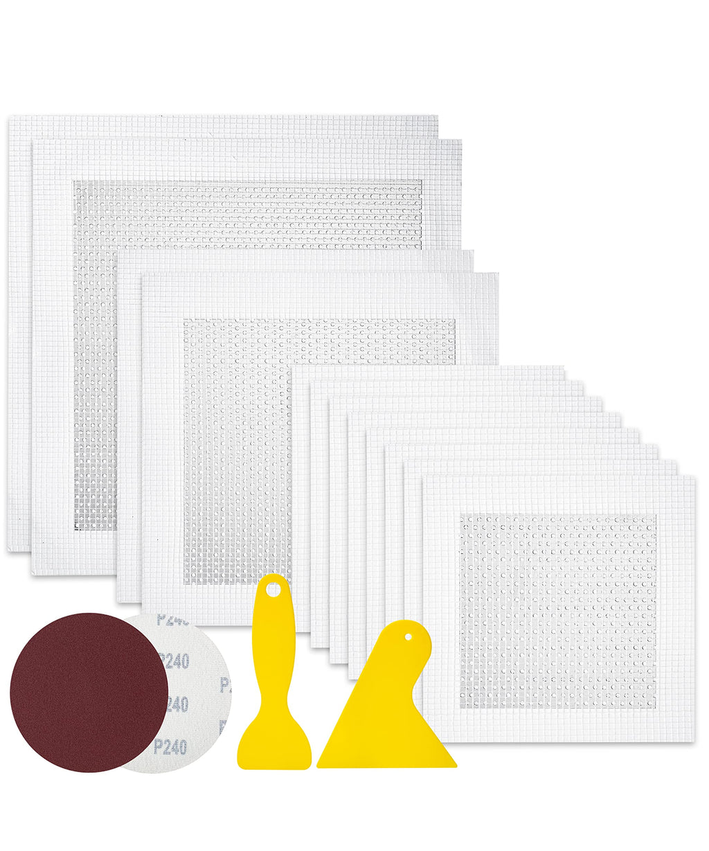 Drywall Repair Kit, 16 pcs, Aluminum Wall Repair Patch Kit