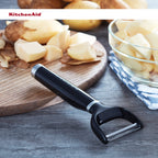 Y Peeler with Ergonomic Handle and Single Edge Blade – Dishwasher Safe with Protective Cover