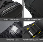 Mini Sling Bag for Men Women, Small Crossbody Waterproof Practical Shoulder Chest Bag for Travel Work Sport