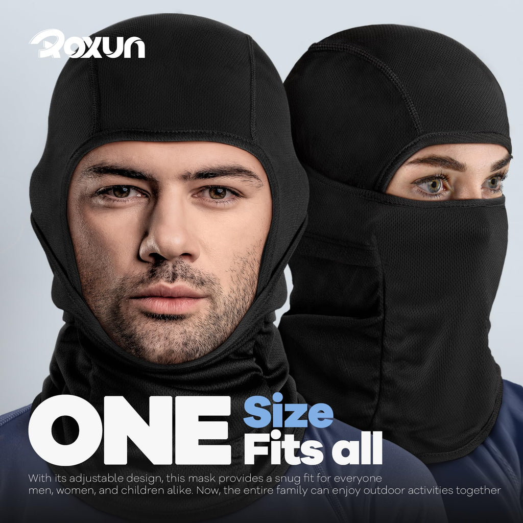 Ski Mask Balaclava Shiesty, Motorcycle Summer Cooling Breathable UV Protector for Men/Women Red