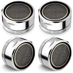 4Pcs Bathroom Faucet Aerator Replacement - 15"/16" 24mm Kitchen Bathroom Sink Attachment High Flow Aerator for Sink Faucet Aerators M24 Male Thread