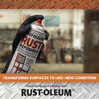 Stops Rust Reformer Spray, Instantly Converts Rust to a Protected Paintable Surface, No Bare Metal Sanding Required, Black, 10.25 oz