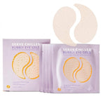Serve Chilled Bubbly Eye Gels with Niacinamide, Hydrating Under Eye Patches with Niacinamide and Vitamin C, Under Eye Gel Pads with Gel Technology, Facial Skin Care Products - 5 Pairs