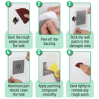 Drywall Repair Kit, 16 pcs, Aluminum Wall Repair Patch Kit